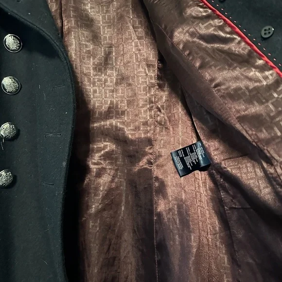 Tommy Hilfiger Navy Wool Peacoat - Picture 3 of 9